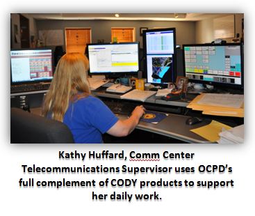 Kathy Huffard uses CODY Dispatch, GIS/AVL Mapping